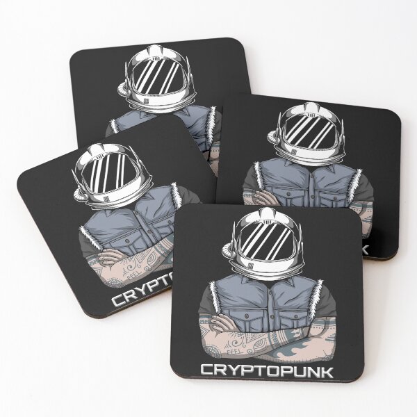 Item preview, Cryptopunk - gift for nft collectors, nft artists designed and sold by hyggekrog.