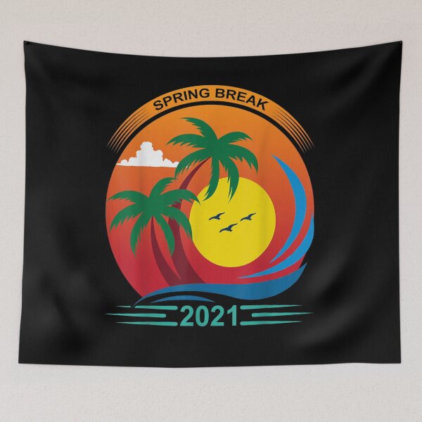 Item preview, Spring Break 2021 Vintage Sunset Design  designed and sold by manidala.