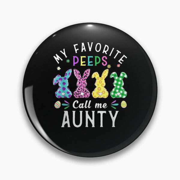 Item preview, My Favorite Peeps Call Me Aunty Easter Bunny Egg Leopard  designed and sold by manidala.