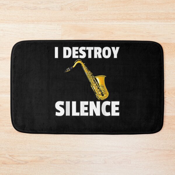 Item preview, I Destroy Silence Funny Bari Alto Tenor Jazz  designed and sold by manidala.