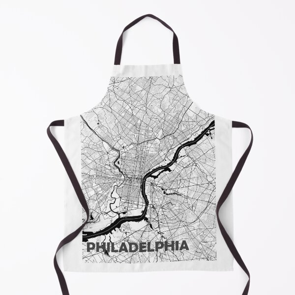 Item preview, Philadelphia - Simplistic Greyscale Map designed and sold by AidanMDesigns.