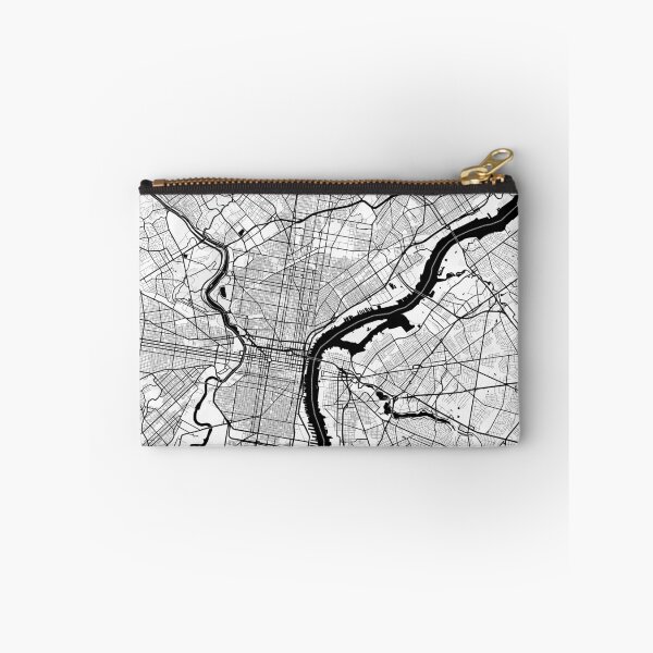 Item preview, Philadelphia - Simplistic Greyscale Map designed and sold by AidanMDesigns.