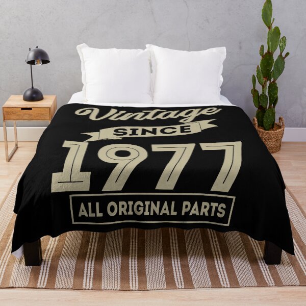 Item preview, Vintage since 1977 all original parts birthday gift design designed and sold by rodmendonca.