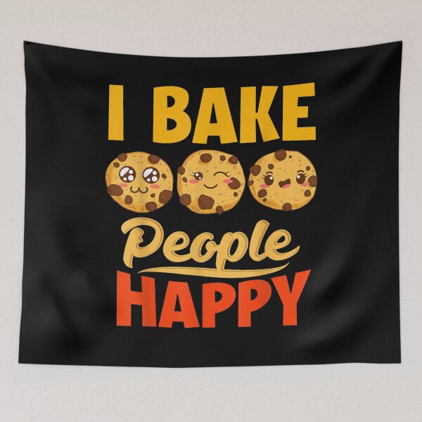 Item preview, I Bake People Happy Cute Cookies Baking Confectionery  designed and sold by manidala.