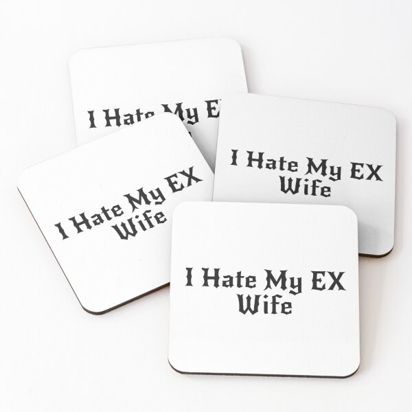 Item preview, I HATE MY EX WIFE. BUMPER designed and sold by DexxterDesign.