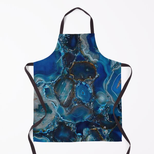 Item preview, Abstraction blue-gold designed and sold by Galina Kostyaeva.
