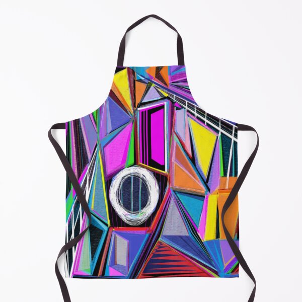 Item preview, The White Lasso, geometric abstract design designed and sold by Art With Impact – Statement Art & Apparel for Deep Thinkers.