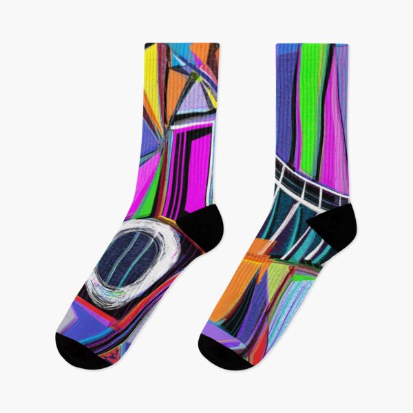 Item preview, The White Lasso, geometric abstract design designed and sold by Art With Impact – Statement Art & Apparel for Deep Thinkers.