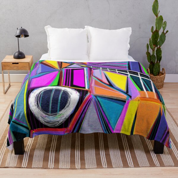 Item preview, The White Lasso, geometric abstract design designed and sold by Art With Impact – Statement Art & Apparel for Deep Thinkers.