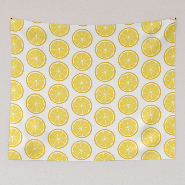 Item preview, Minimalistic yellow lemon fruit pattern, summer is back  designed and sold by Barolina.