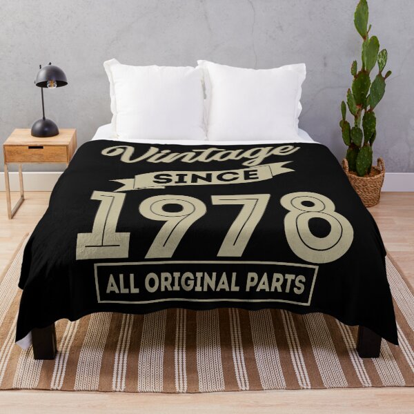 Item preview, Vintage since 1978 all original parts birthday gift design designed and sold by rodmendonca.