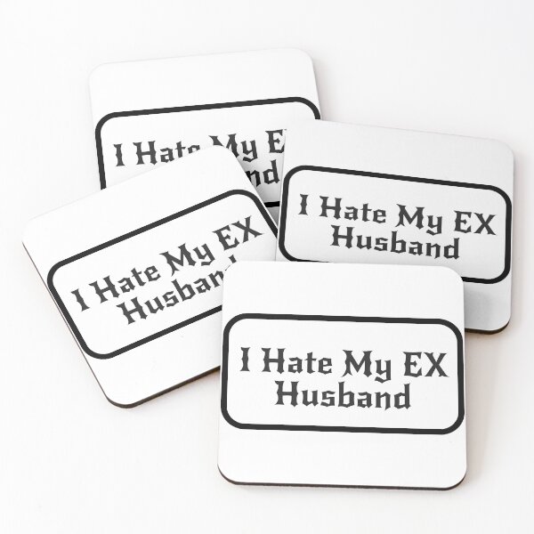 Item preview, HATE MY EX HUSBAND. BUMPER designed and sold by DexxterDesign.