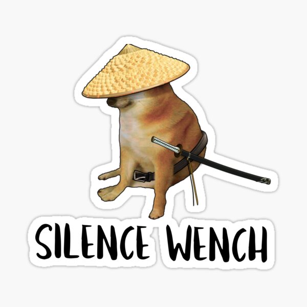 Samurai Cheems Sticker