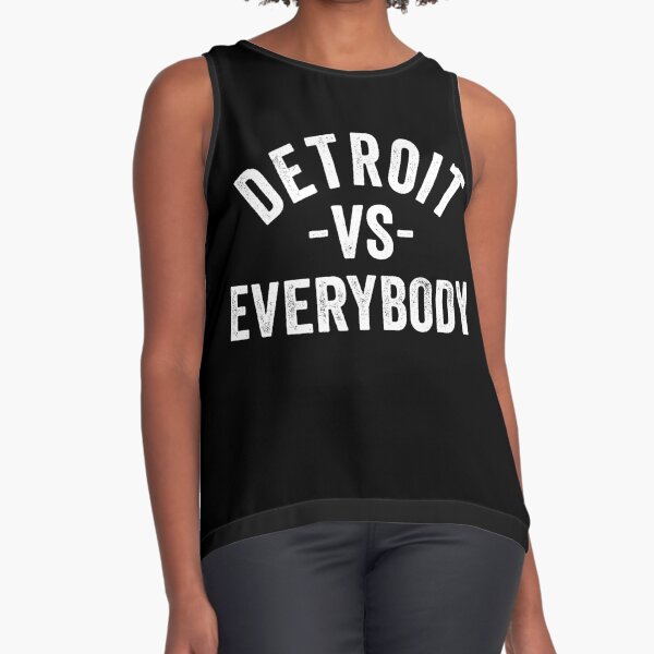 Detroit Lions Women's Tank Sleeveless T-shirt V-neck Vest Tops Love Style