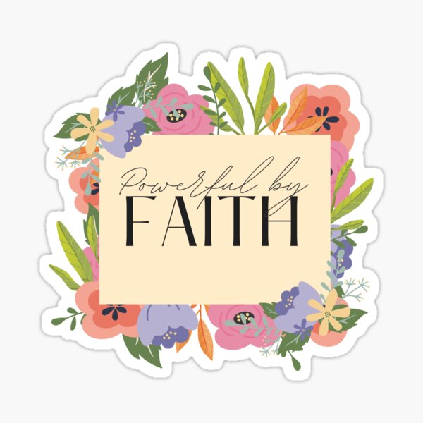 Item preview, Powerful by Faith - 2021 JW Convention designed and sold by fsultesart.
