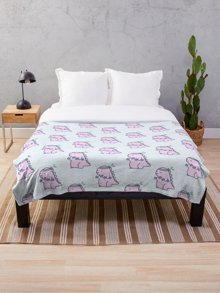 Pink hotsell dinosaur blanket