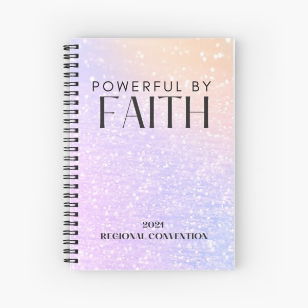 Item preview, Powerful by Faith Notebook designed and sold by fsultesart.