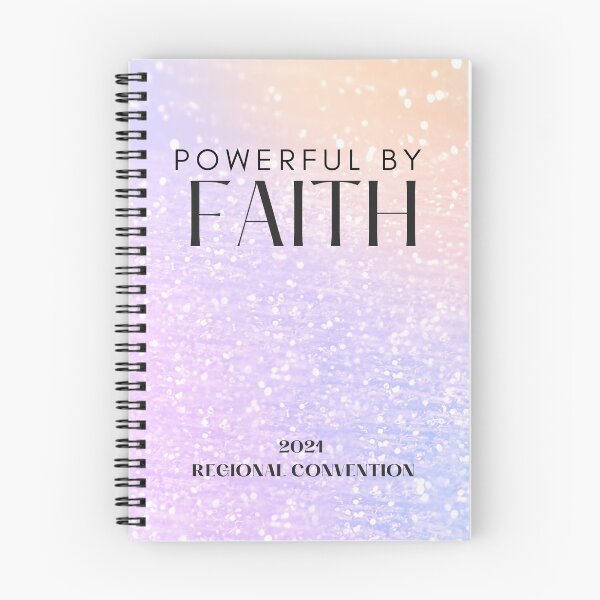 Item preview, Powerful by Faith Notebook designed and sold by fsultesart.