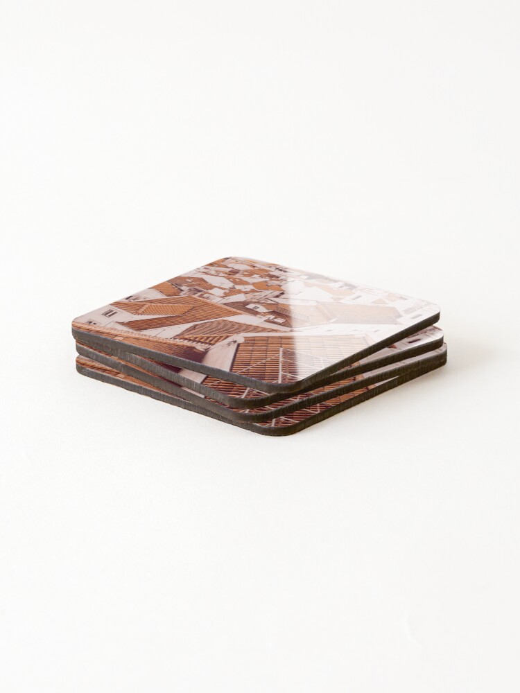 Thumbnail 4 of 5, Coasters (Set of 4), Lisbon Rooftops designed and sold by FigureAndFold.