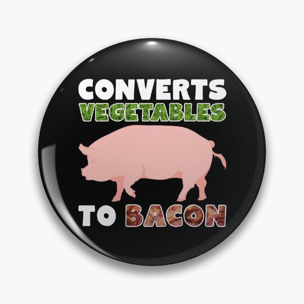 Item preview, Pigs turn vegetables to bacon designed and sold by inkedtee.