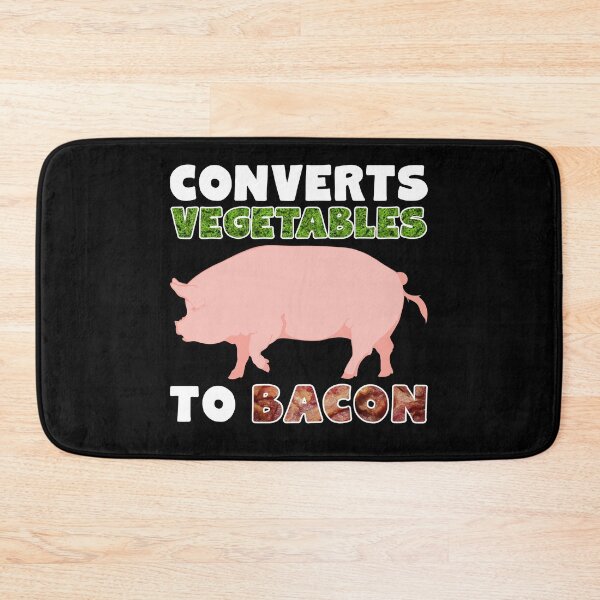 Item preview, Pigs turn vegetables to bacon designed and sold by inkedtee.