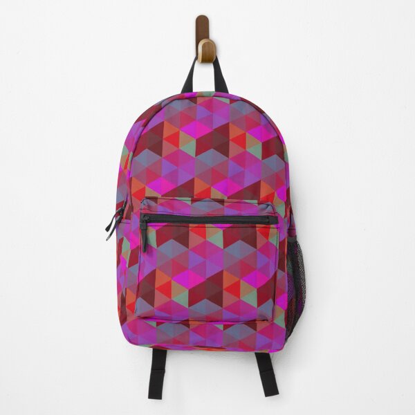 Item preview, Hexagon Cube Pattern Red designed and sold by Cveti Dinkova.
