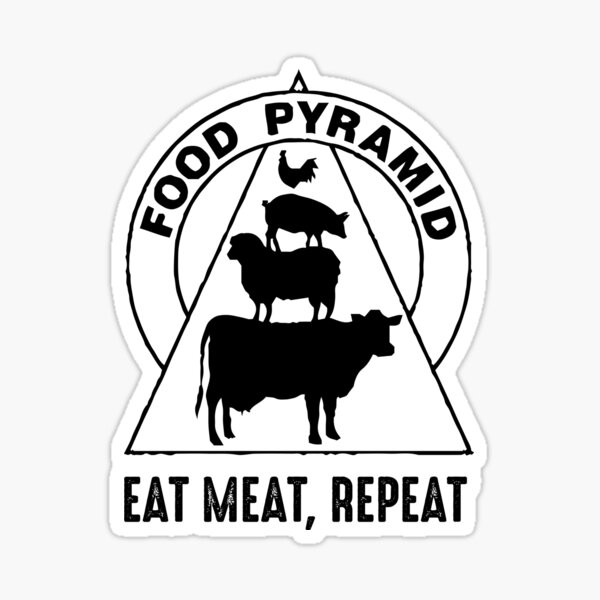 carnivore food pyramid shirt