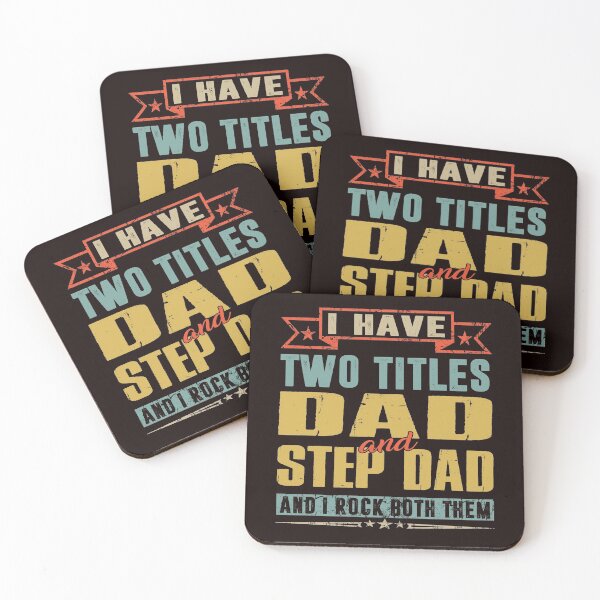 Item preview, I Have Two Titles Dad and Step Dad & I Rock Them Both | Gift For Dad designed and sold by ThuyPhamStore.