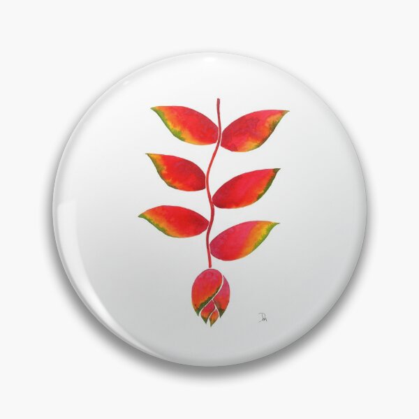 Item preview, Tropical Watercolor Heliconia Flower Painting designed and sold by Artsychoke.