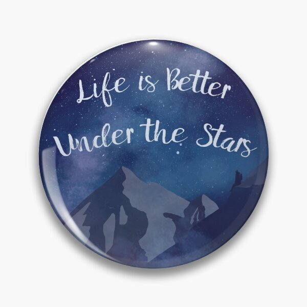 Item preview, Hiking Pack Sticker - Mountains, Stars, Wild Animals, Forest and Backpack designed and sold by hyggekrog.