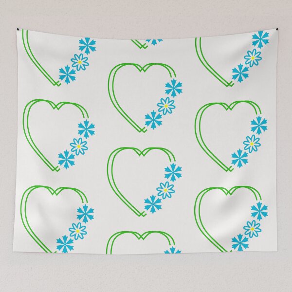 Item preview, Floral wreath Floral heart wreath designed and sold by Tanja Dianova.