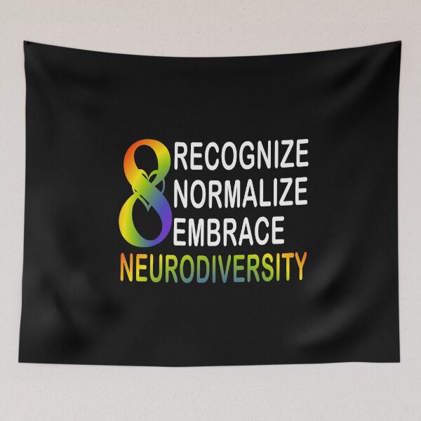 Item preview, Neurodiversity recognize normalize embrace designed and sold by FordLixBe.