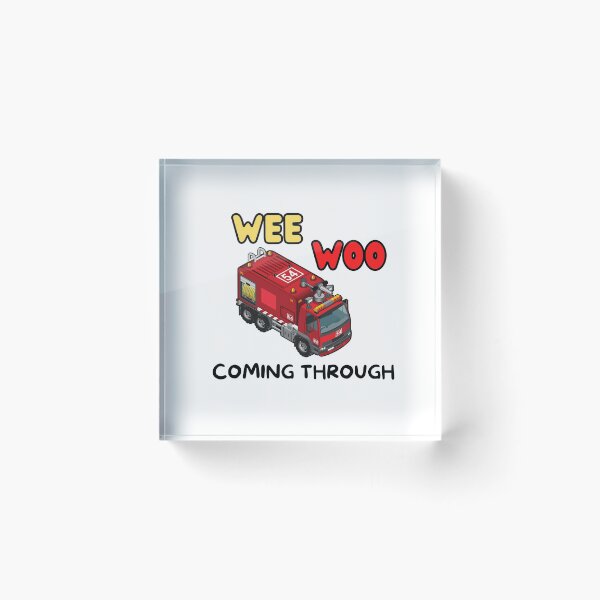 Item preview, Wee Woo Fire Truck designed and sold by momsnpops.