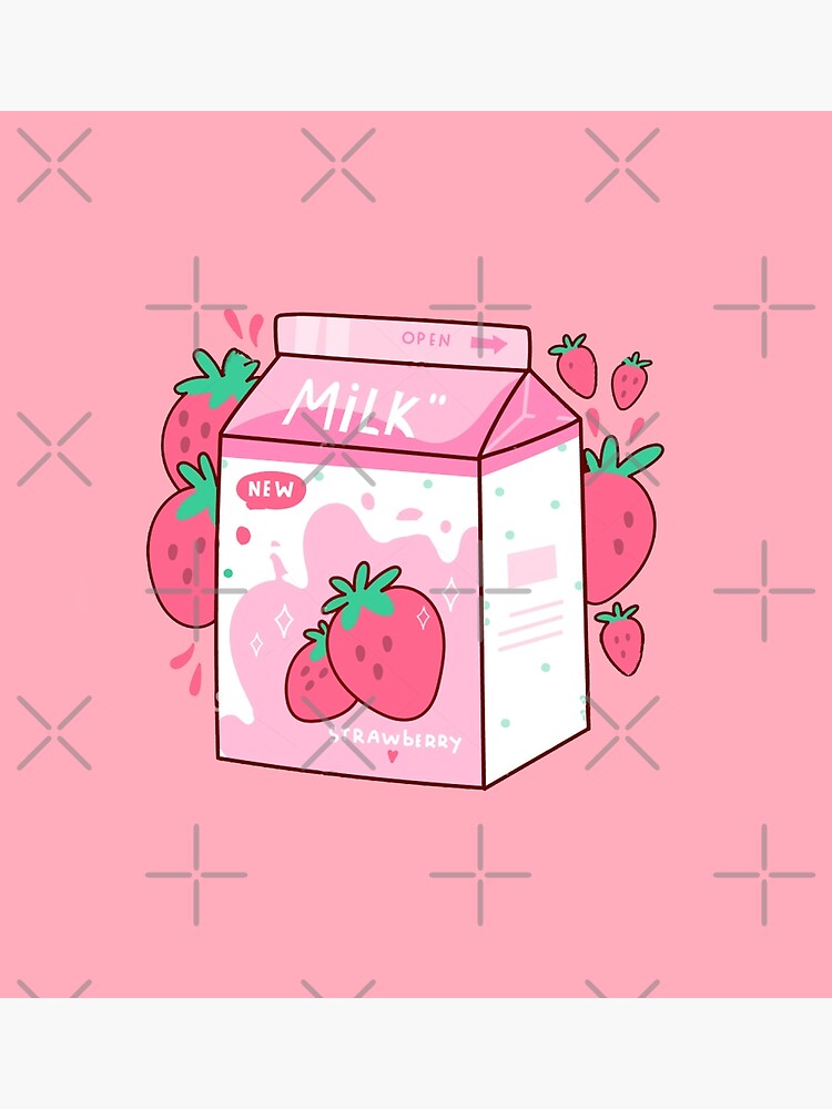 Otaku Anime Milkshake Retro 90s Japanese Kawaii Strawberry Milk Shake