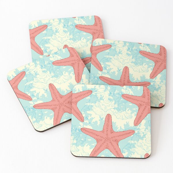 Item preview, Star Fish and Sea Life Pattern designed and sold by PosterpartyCo.