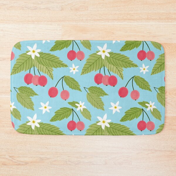 Item preview, Muntingia (Jamaica Cherry) Repeat Pattern designed and sold by suwarnaadi.