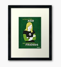We used to be friends Veronica Mars Framed Print