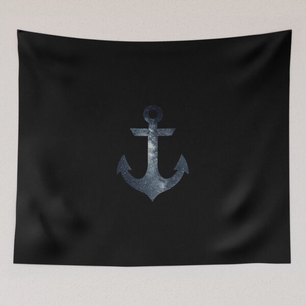 Item preview, Dark Space Motif Nautical Anchor designed and sold by Passion-For-Sea.