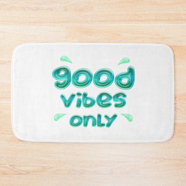 Item preview, Good Vibes Only ( turquoise ) Positive and Motivational Quote designed and sold by RomeoSketches.