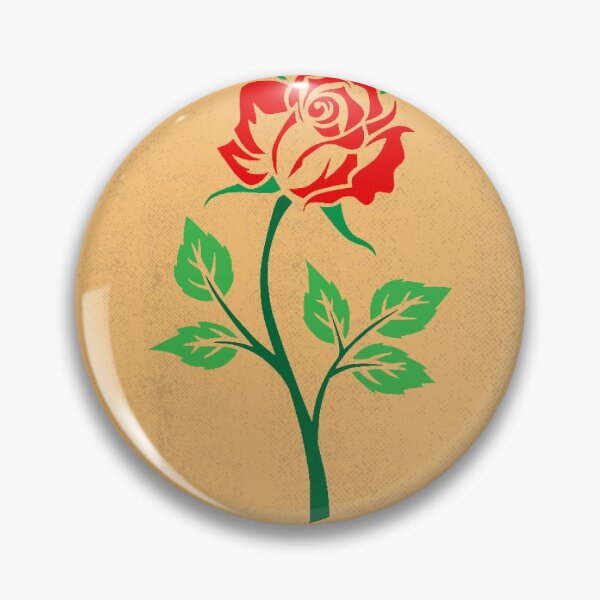 Item preview, Perfect Rose on Gold Accented Circle Light Edition  designed and sold by IslandDrip.