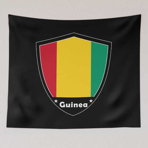 Item preview, Guinea Flag Badge designed and sold by Gina-Driada.