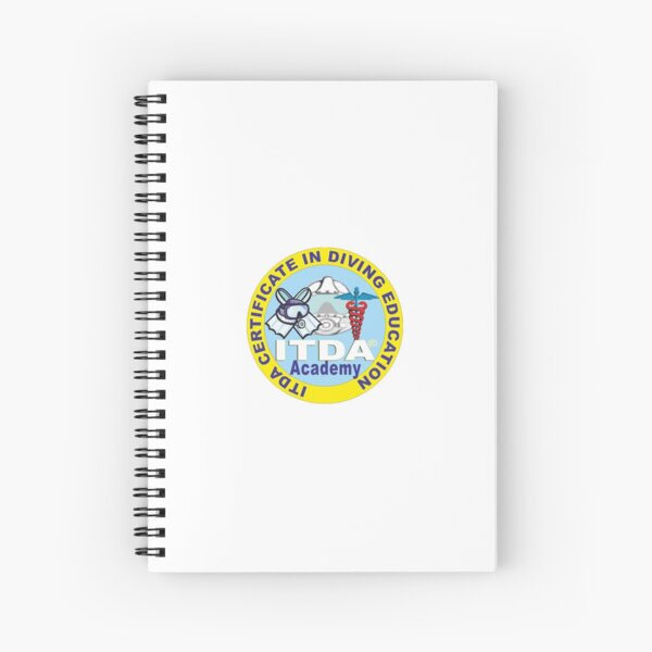 Certificate in Diving Education Spiral Notebook