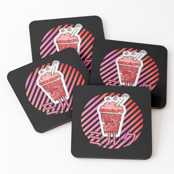 Item preview, Japanese Aesthetics Kawaii Strawberry Milk Shake designed and sold by Gamers Hub.