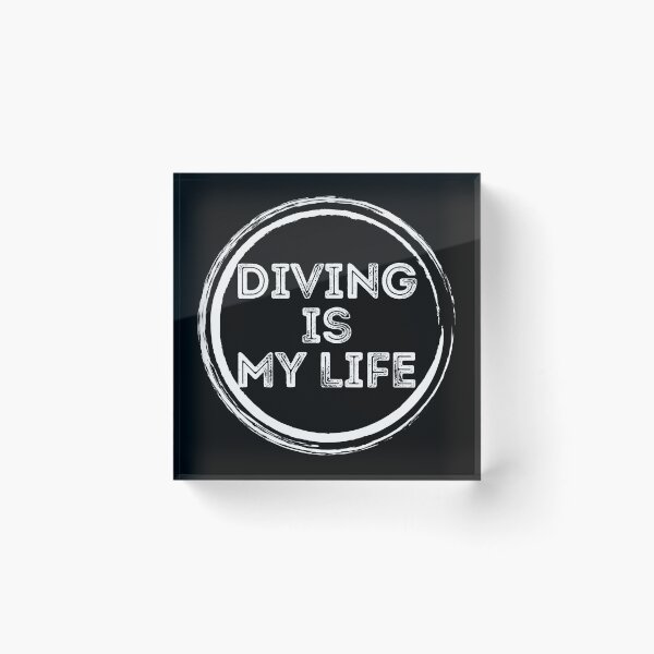Item preview, Diving Is My Life designed and sold by StudioAquaLumos.