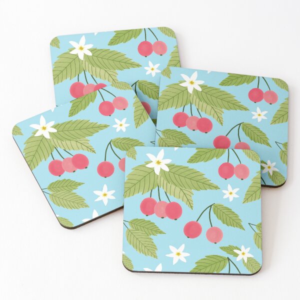 Item preview, Muntingia (Jamaica Cherry) Repeat Pattern designed and sold by suwarnaadi.