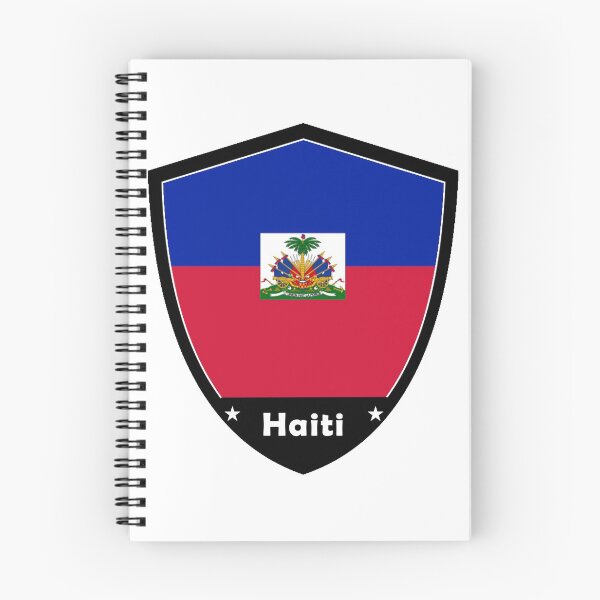 Artikelvorschau, Haiti Flaggenabzeichen entworfen und verkauft von Gina-Driada.