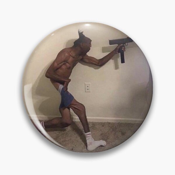 Item preview, Black Man With Uzi designed and sold by Hinatalover.