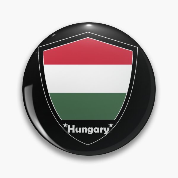 Artikelvorschau, Ungarn Flaggenabzeichen entworfen und verkauft von Gina-Driada.