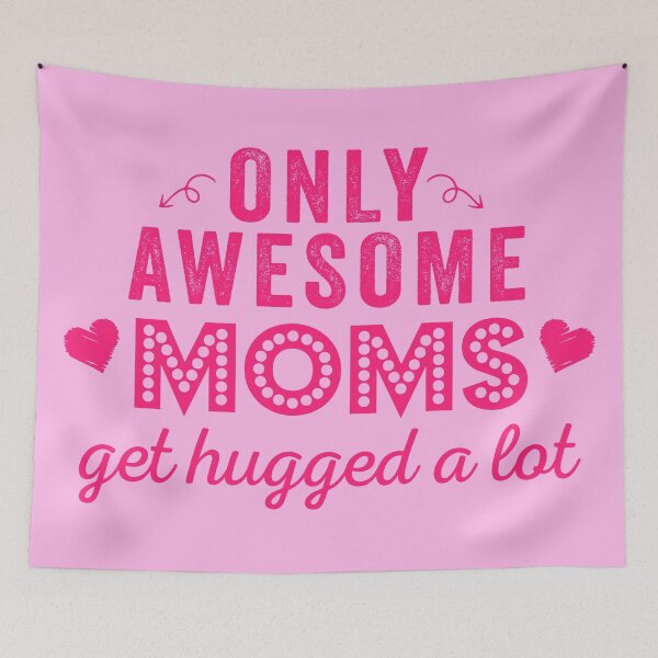 Item preview, only awesome moms get hugged a lot designed and sold by Ashi17.