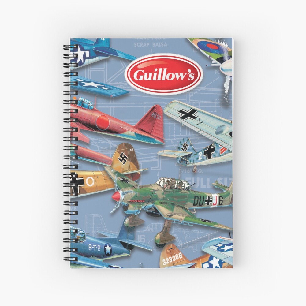 Item preview, Spiral Notebook designed and sold by GuillowGliders.